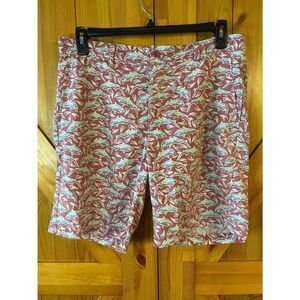 Vineyard Vines Performance Breaker Shorts Red Blue Pattern READ Size 34 (5307)